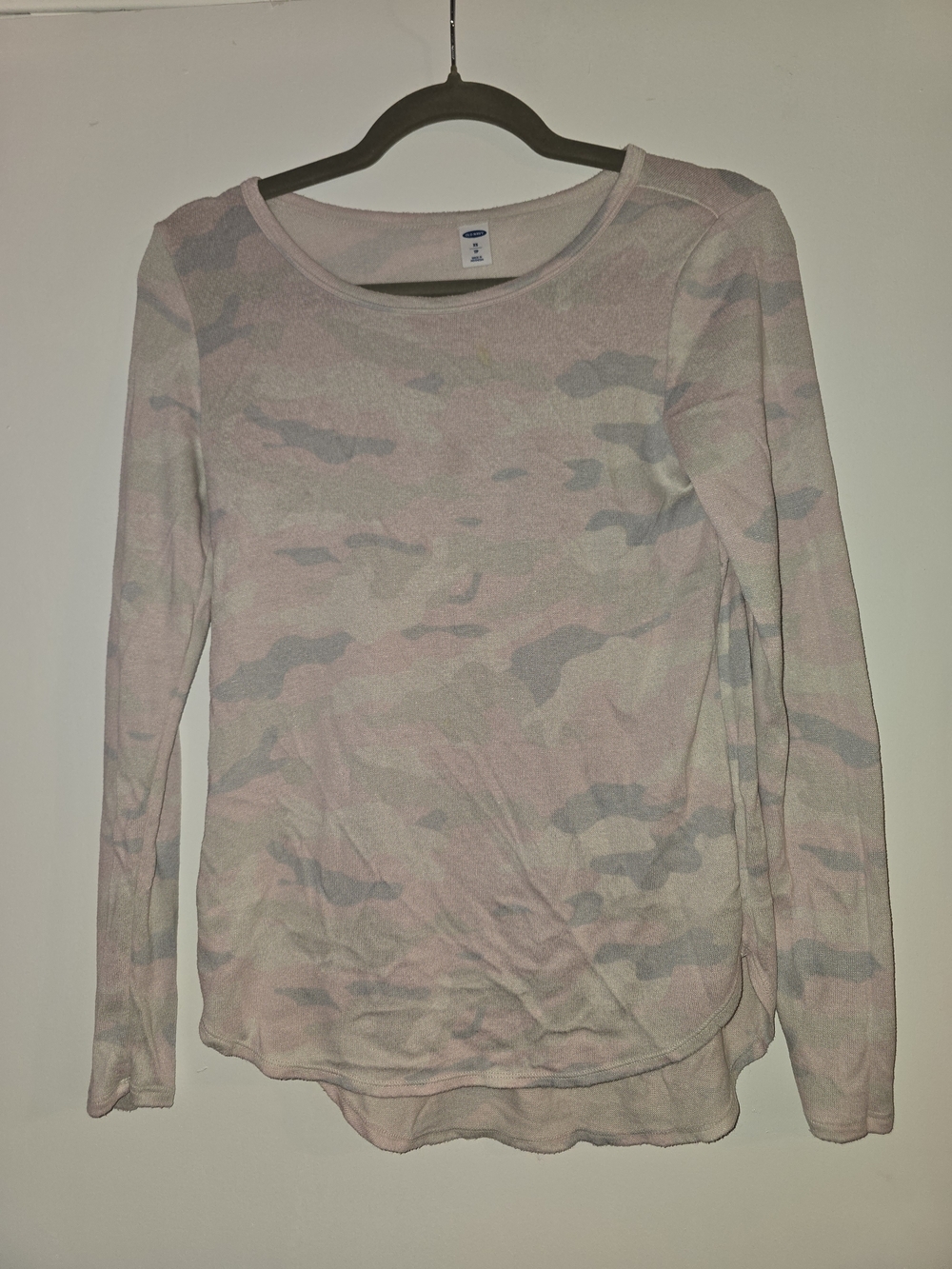 Old Navy Pink Camo Long Sleeve Tee